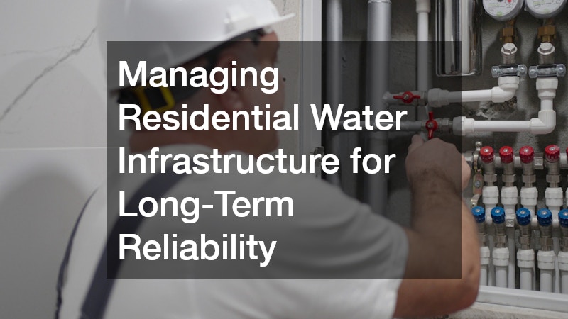Managing Residential Water Infrastructure for Long-Term Reliability